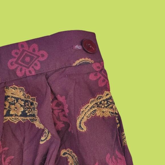 Worthington Vintage Paisley Skirt Dark Academia Whimsygoth Witchcore Boho - Picture 2 of 3